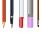 Ручки и карандаши. Маркеры и кисти