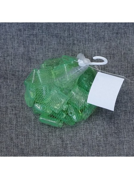 Наполнитель для флористики Армани упаковка 30 шт стекло цвет зеленый H-40 D-32 мм