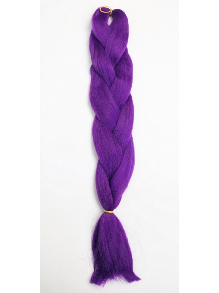 Коса 60 см цвет фиолетовый