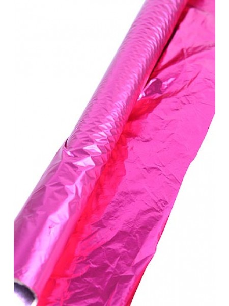 Полисилк металл 11/02-60 ярко-розовый 100 см х 50 м