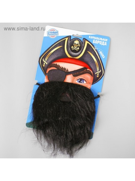 Борода для настоящего пирата и маска