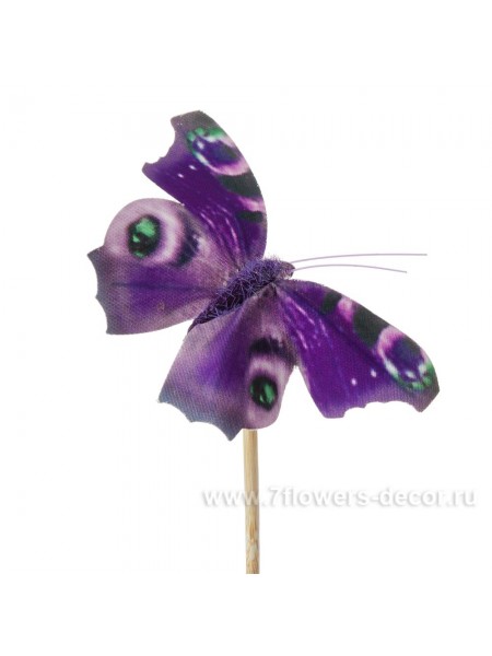 Бабочка Auralia на вставке 8 х 50 см цвет Сиреневый Арт.К40596