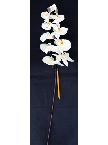 Орхидея Фаленопсис 97 см силикон цвет белый HS-35-6
