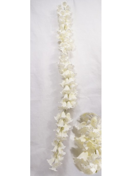 Колокольчик средний цветок 130 см цвет белый HS-35-11