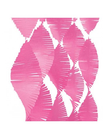 Гирлянда бумага 300 см Волна гофрированная цвет розовый HS-40-28