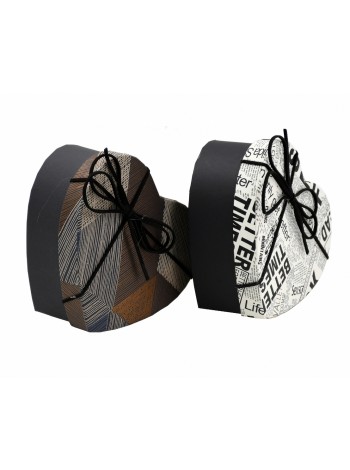 Коробка картон сердце LX14-102