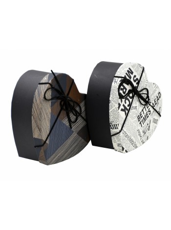 Коробка картон сердце LX14-102