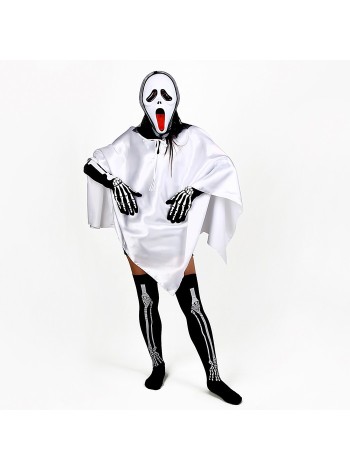 Набор карнавальный Приведение маска/накидка для взрослых Хэллоуин
