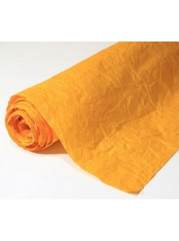 Бумага эколюкс 70-75 см х5 м однотонная цвет оранжевый арт RP/11