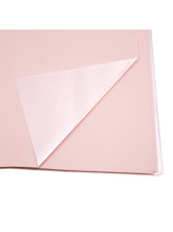 Пленка 58 х58 см 20 л двухсторонняя матово-перламутровая цвет розовый/розовый HS-3-1