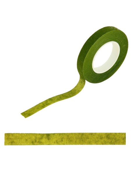 Тейп-лента 1,2 см х 27,3 м Зеленая намотка