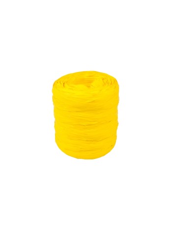 Рафия 200 м синтетическая цвет лимонный PL 07 арт.00050133