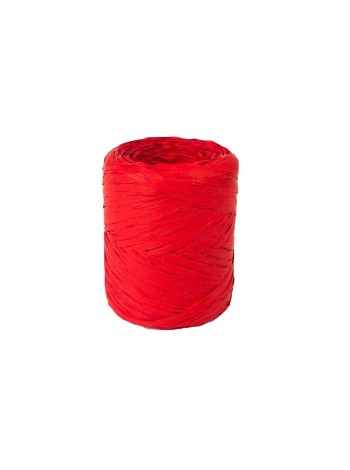 Рафия 200 м синтетическая цвет красный PL 18  0006379