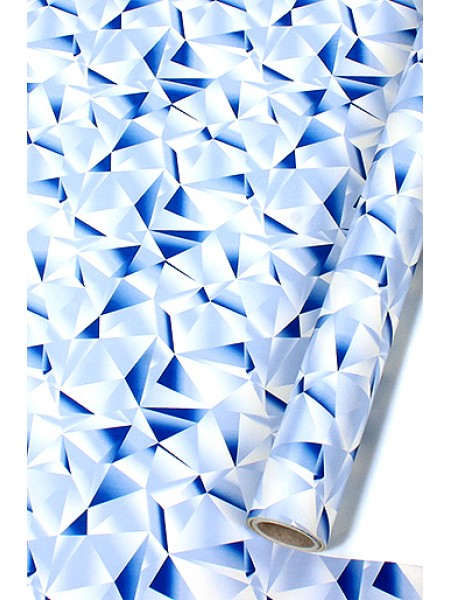 Бумага капелла 100 см х10 м 41/651-55 кристаллизация синяя