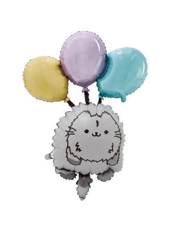 Фольга шар фигура ПушМяу на воздушных шарах Китай