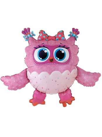 Фольга шар фигура Цыпа Совушка Соня 38"/95 см Китай