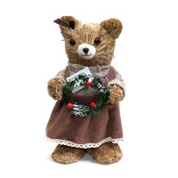 Медведь девочка с венком 4 х 18 х 27 см