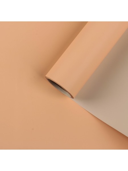 Пленка 60 х10 м цвет персиковый/бежевый двухцветная матовая