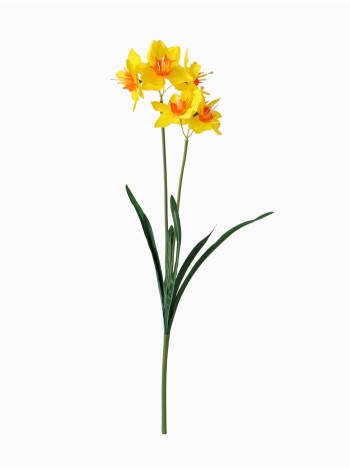 Нарцисс цвет желтый 60 см искусственный