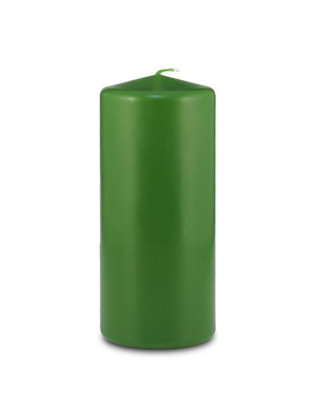Свеча пеньковая 7 х17 см цвет темно-зеленый