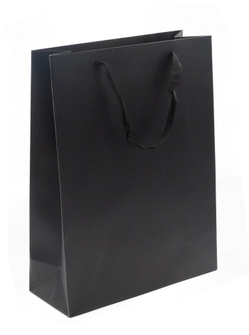 Пакет ламинированный 30 х40 х12 см цвет черный HS-6-42