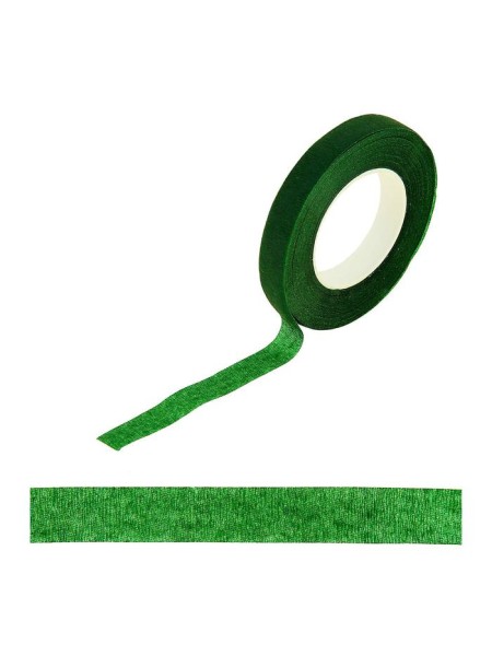 Тейп -лента 1,2 см х 27,3 м темно-зеленая
