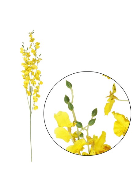 Орхидея 92 см цвет желтый HS-6-19