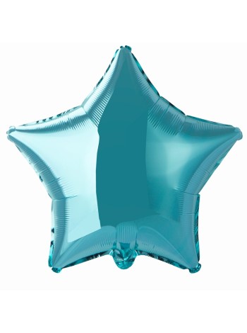 Фольга шар Звезда 19"/48 см металлик Light Blue Anagram