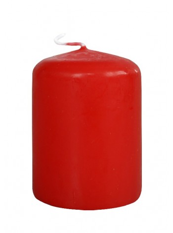 Свеча пеньковая 4 х5 см цвет красный