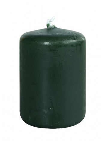 Свеча пеньковая 4 х5 см цвет темно-зеленый
