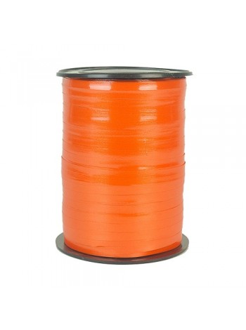 Лента полипропилен лаковая 0,5 см х 250 ярд цвет оранжевый 51