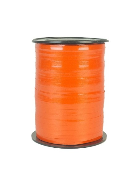 Лента полипропилен 0,5 см х250 ярд лаковая цвет оранжевый 51