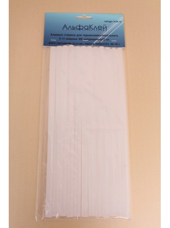 Клей для термопистолета 11,2 мм х30 см 12 шт прозрачный