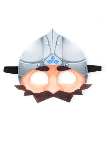 Маска Сильный богатырь фетр карнавальная