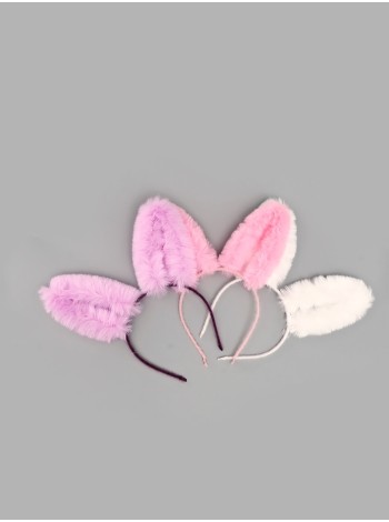 Ободок Ушки цвет микс