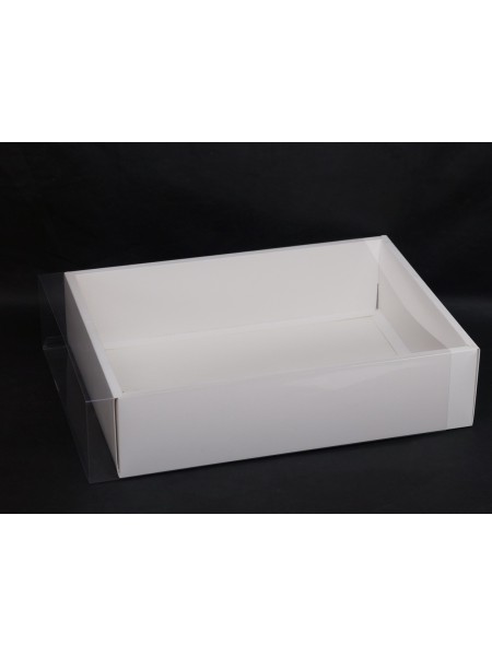 Коробка складная 30 х40 х10 см с PVC крышкой HS-48-12