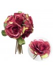 Роза букет из 7 цветков 31 см цвет микс HS-31-3