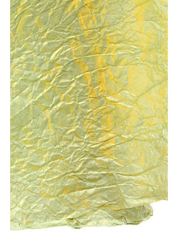 Бумага эколюкс 70 см х5 м 20/00-42 цвет фисташковый с золотом