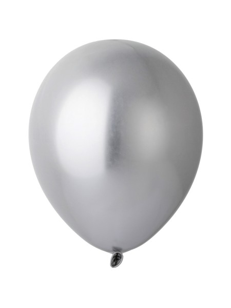 Е 10" хром Silver шар воздушный