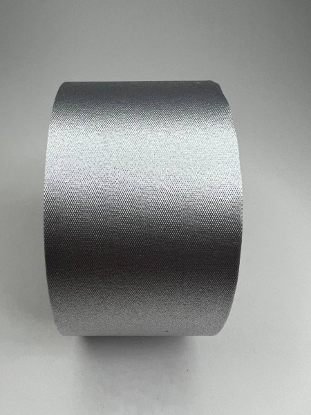 Лента полипропилен 5 см х100 ярд COTTON цвет серебро 19