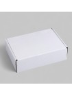 Коробка складная 31 х22 х9,5 см белая самосборная