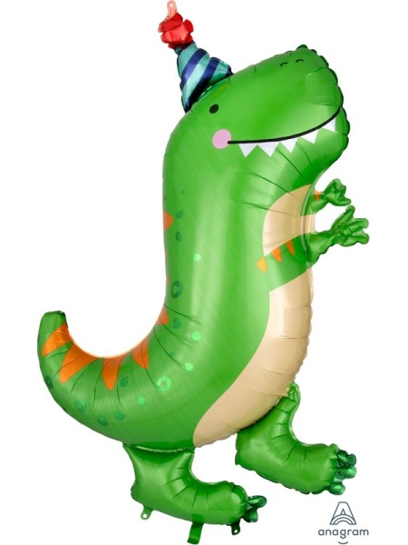 Фольга шар Динозавр зеленый Р35 34"/86 см Anagram