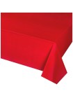 Скатерть полиэтилен 140 х275 см цвет красный