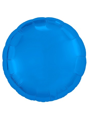 Фольга шар Круг 30"/76 см Голубой Agura Россия