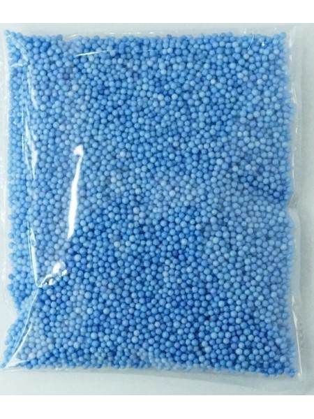 Наполнитель пенопласт шарики 4 мм 12 гр синий
