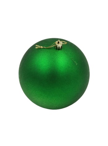 Шар пластик 12 см матовый цвет зеленый HS-43-29