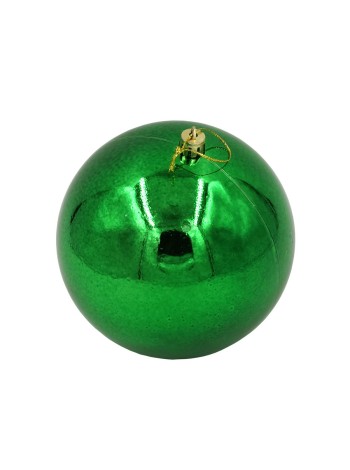 Шар пластик 12 см глянцевый цвет зеленый HS-43-28