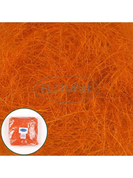 Сизалевое волокно оранжевое 100 гр