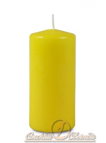 Свеча пеньковая 5 х11,5 см цвет желтый