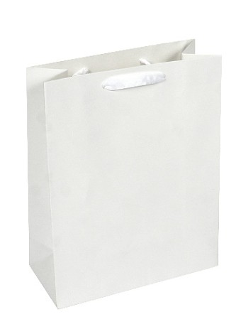 Пакет бумага 18 х23 х8 см 112/001-00 прайм белый однотонный